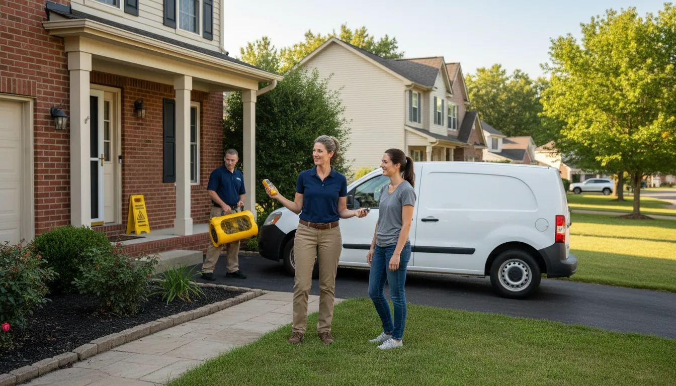 Water restoration image for Dehumidification And Cleanup Services in Morgan, UT